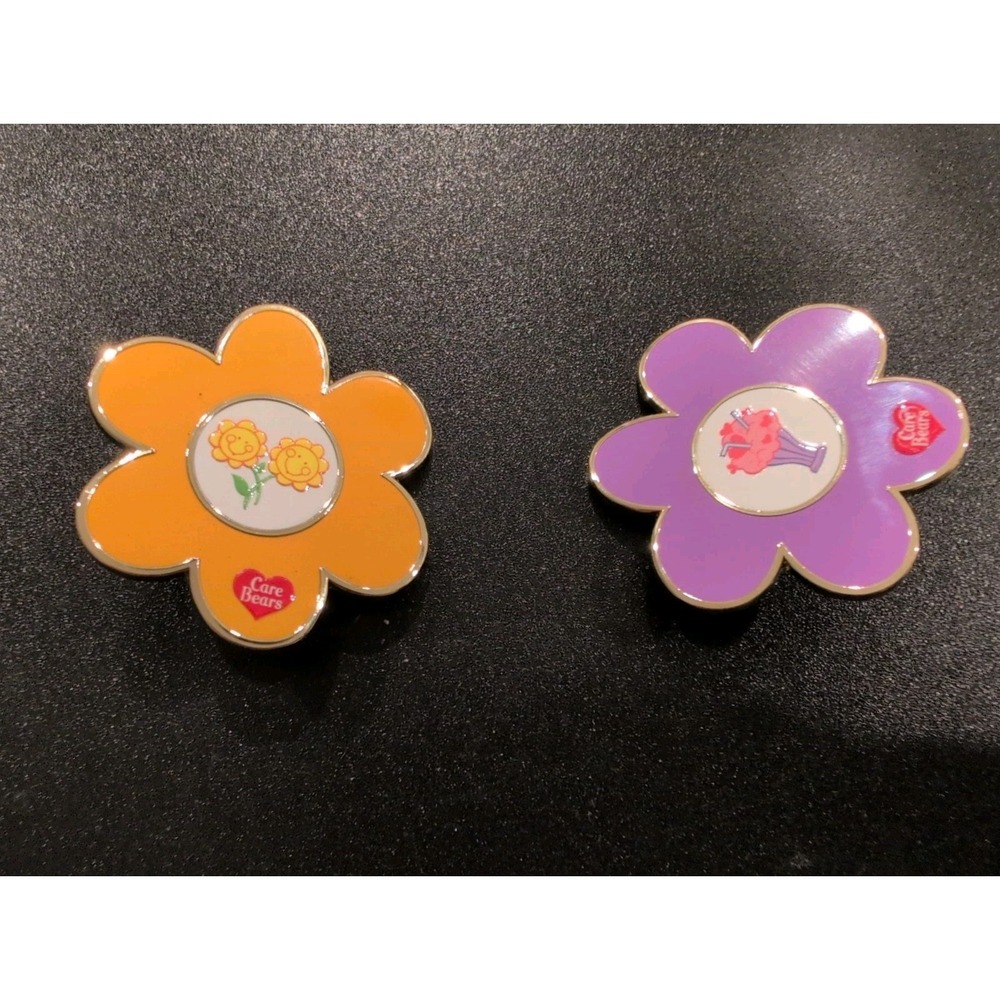 Whatever!  Care Bears Belly Badge Blind Box Enamel Pin Hot Topic Set Of 2